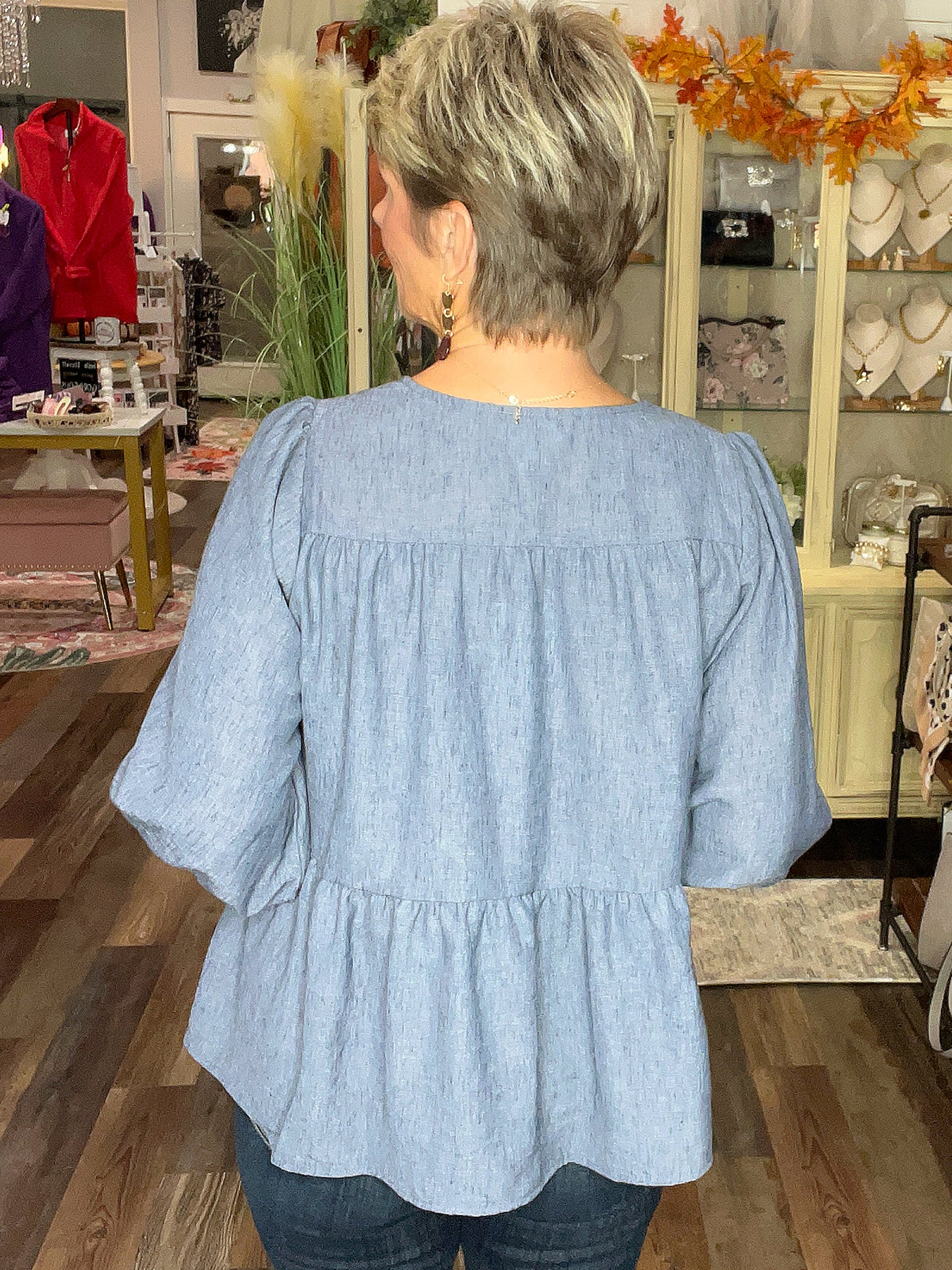 The Willow Tie-Front Blouse