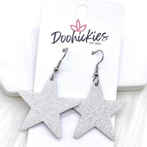 Glitter Star Earrings