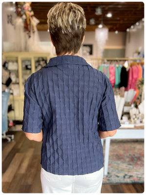 A Little Extra Texture Button Down Shirt
