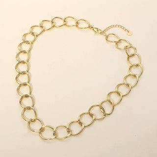 Chunk Link Chain Necklace - Stainless Steel