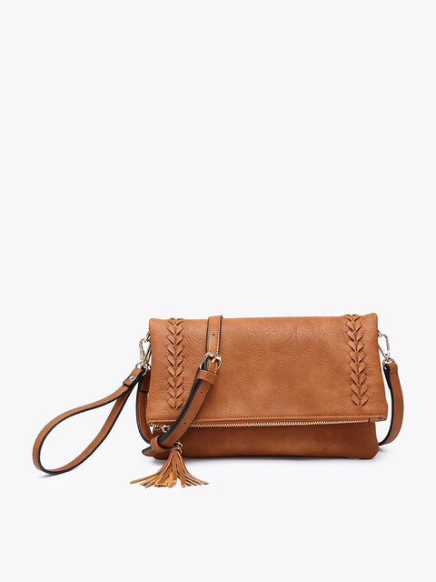 Isadora Whipstitch Crossbody w/ Tassel Zip