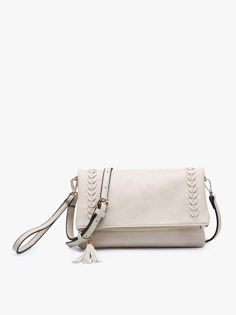 Isadora Whipstitch Crossbody w/ Tassel Zip