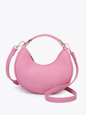 Baghdad Half-Moon Crossbody w/ Convertible Snap