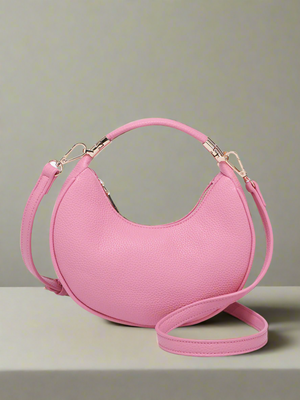 Baghdad Half-Moon Crossbody w/ Convertible Snap