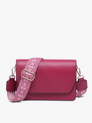 Noah Flapover Crossbody with Guiter Strap