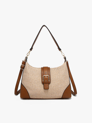 Gabriella Straw Shoulder Bag