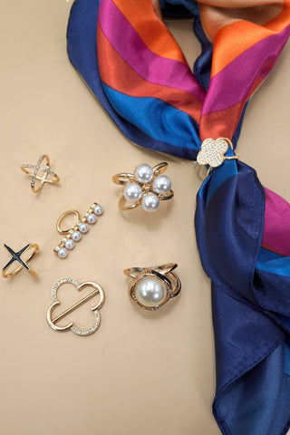 Scarf Charms -Scarf Holder Slider Ring