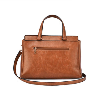 Salome 3D Embossed Floral Satchel