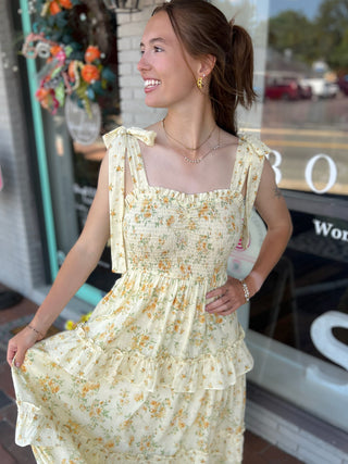 Southern Charm Floral Midi