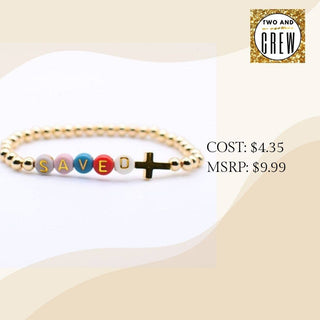 Gold Faith Word Bracelets – Christian Gift