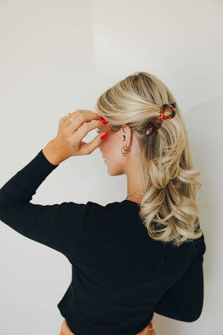 Infinity Loop Alligator Claw Clip