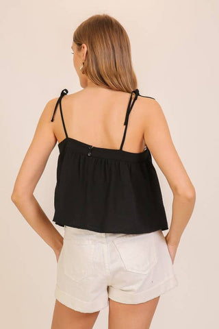 Isla Tie Strap Airflow Cami Top