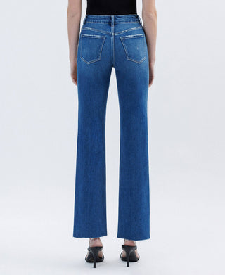Clean Cut Raw Hem Jeans by Flying Monkey