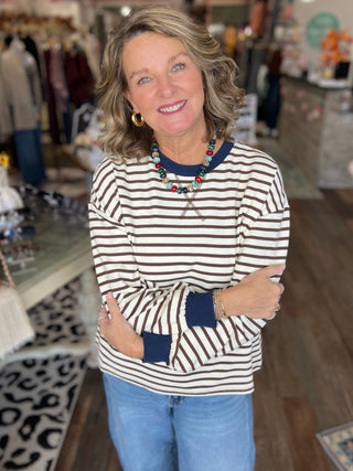The Off Duty Stripe Top