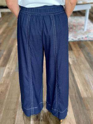 Jet-Setter Wide Leg in Navy