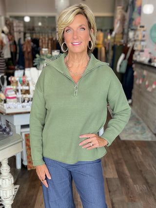 The Fireside Half-Zip Sweater