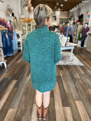 The Evergreen Essence Sweater Dress
