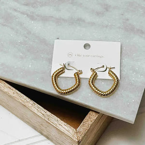 Kinsley Waterproof Hoop Earrings