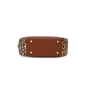 Elaine Stachel with Leopard Print Accent