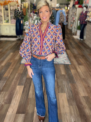 The Bold Geometry Blouse