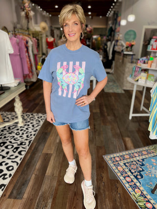 Preppy Coastal Crab Tee