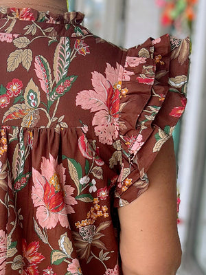 A New Season Floral Print Dress