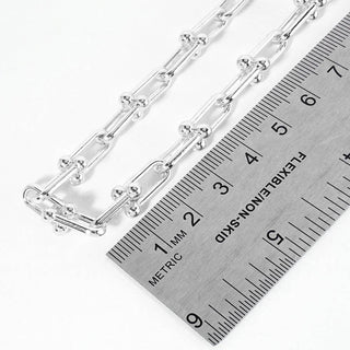 Hardware Chain Link Necklace in Silver