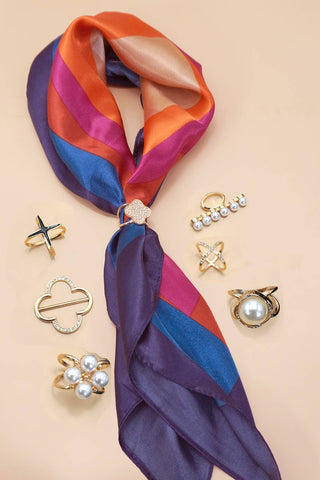 Scarf Charms -Scarf Holder Slider Ring