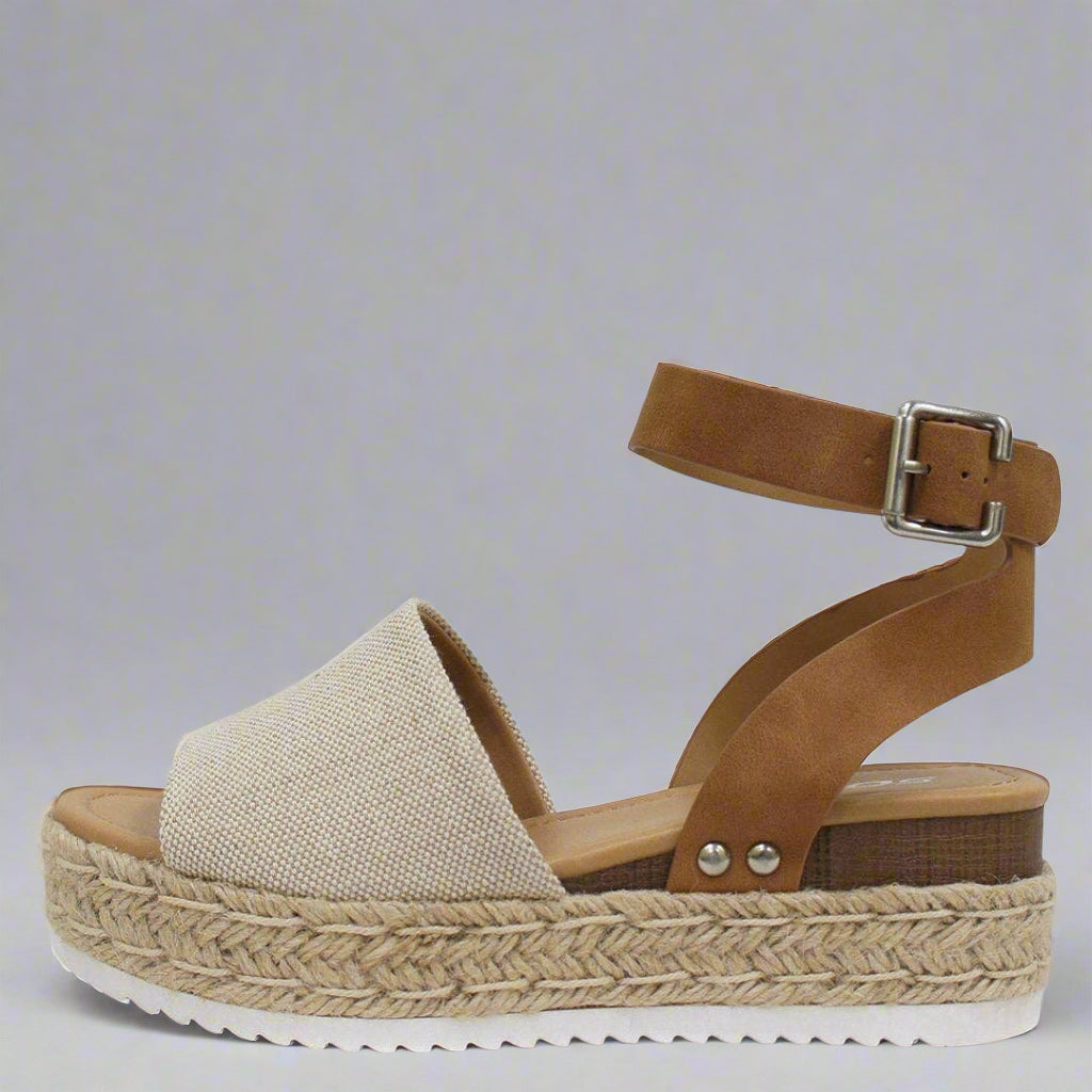Espadrille Platform Ankle Strap Sandal