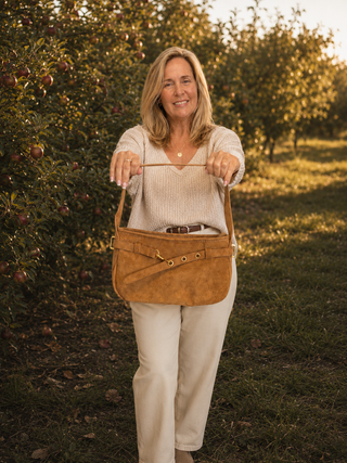 NEW! Bordeaux Buckle Bag