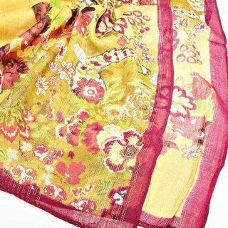 Flower Print Oblong Scarf