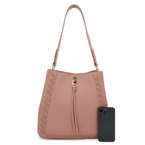 Jean Whipstitch Shoulder Bag