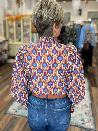 The Bold Geometry Blouse