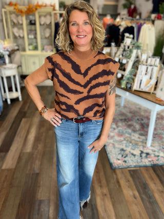 Savannah Stride Mock Neck Sweater Top