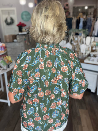THML Olive Grove Blouse