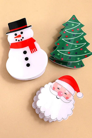 Holiday Clay Clips