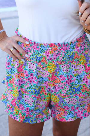 Summer Strolls High Waisted Shorts