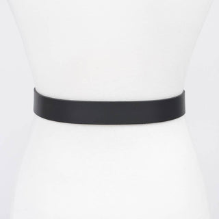 Faux Leather Metal Buckle Belt