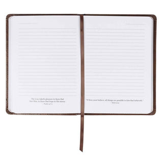 Journal Handy Brown I Know the Plans Jer. 29:11