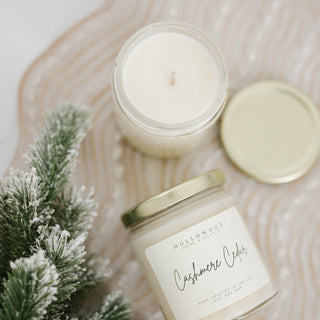 Cashmere Cedear Scented Candle -