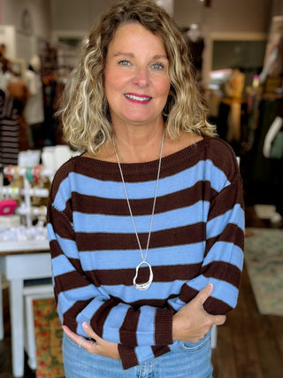 Carolina Coast Stripe Sweater