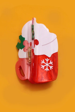 Christmas Tree Santa Snowman Hair Claw Clips