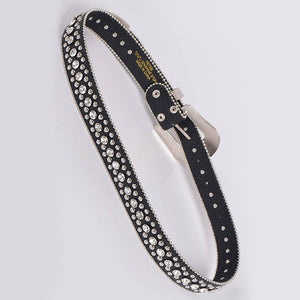 Studded Rhinestone Belt