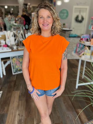 Brighten Up Crewneck Top - Made in the USA