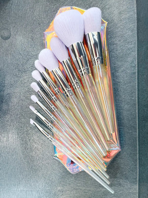 Iridescent Makeup Brush Set