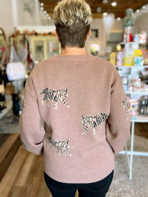 Wild About You Tiger Sweater