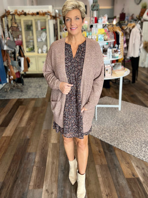 Speak Softly Lightweight Open Cardigan