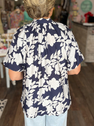 Midnight Garden Blouse