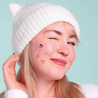 Christmas Holiday Frosty & Furry Hydrocolloid Pimple Patches