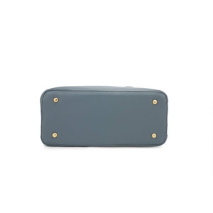 Noreen Satchel Bag with Whipstitch Detail